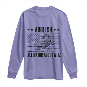 Abolish Alligator Prison Long Sleeve Shirt Stop Alcatraz Sace Everglades TS02 Violet Print Your Wear