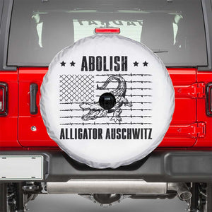 Abolish Alligator Prison Spare Tire Cover Stop Alcatraz Sace Everglades TS02 White Print Your Wear