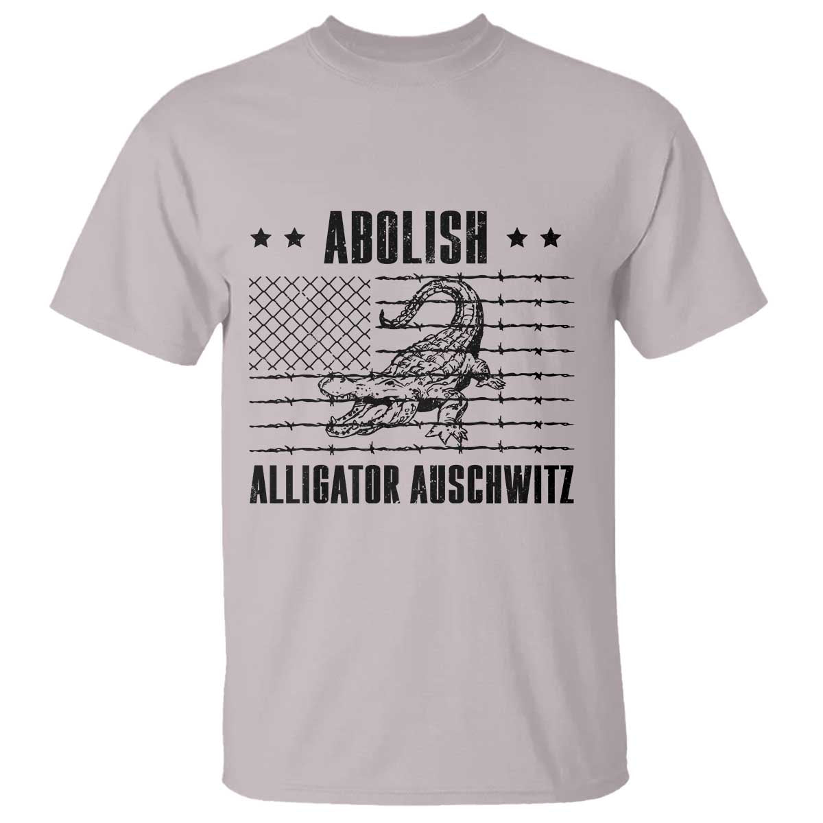 Abolish Alligator Prison T Shirt Stop Alcatraz Sace Everglades TS02 Ice Gray Print Your Wear