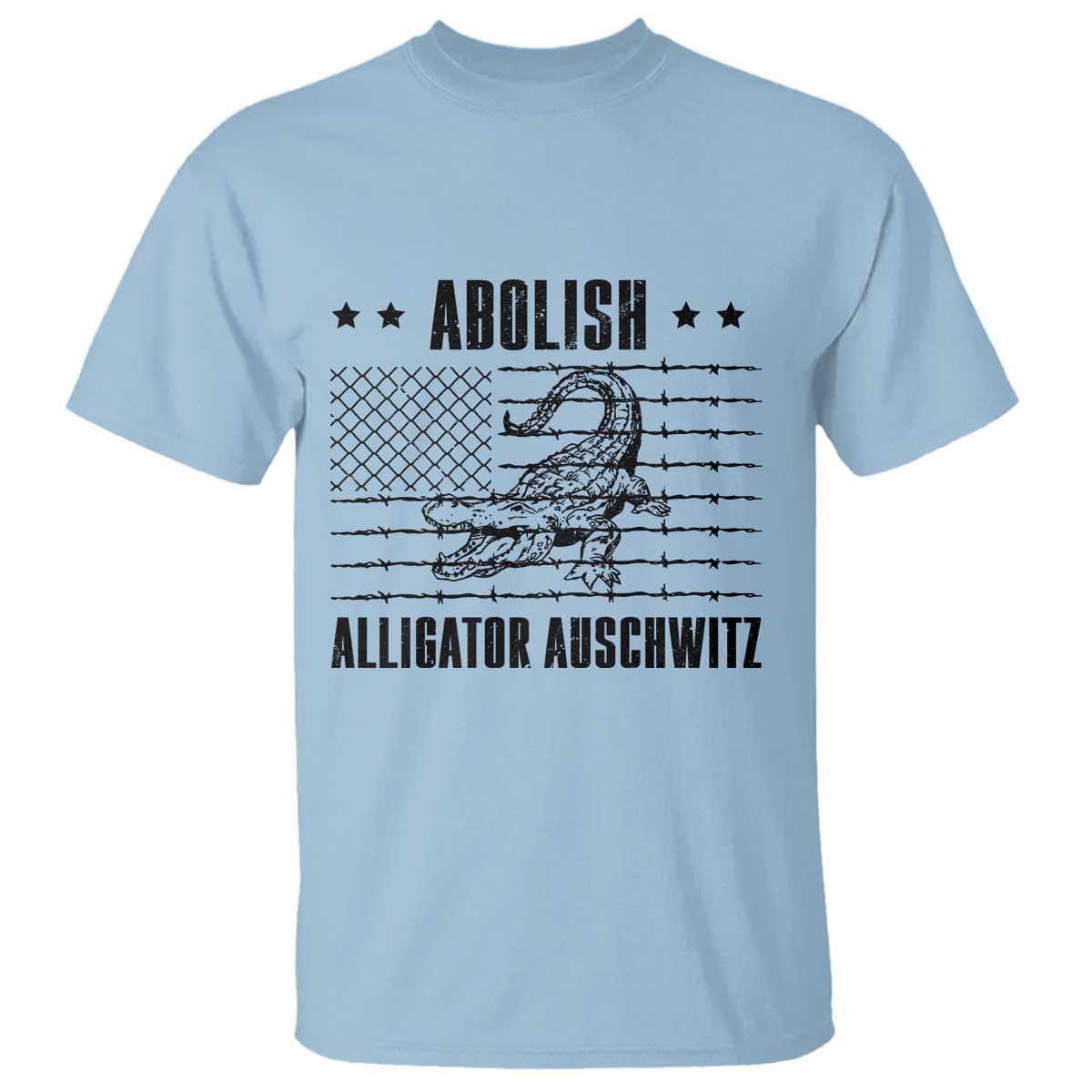 Abolish Alligator Prison T Shirt Stop Alcatraz Sace Everglades TS02 Light Blue Print Your Wear