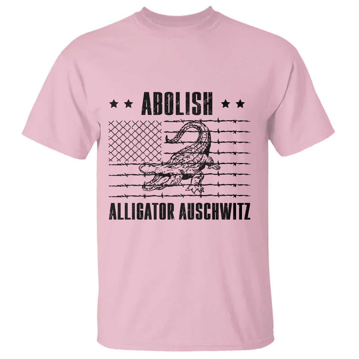 Abolish Alligator Prison T Shirt Stop Alcatraz Sace Everglades TS02 Light Pink Print Your Wear
