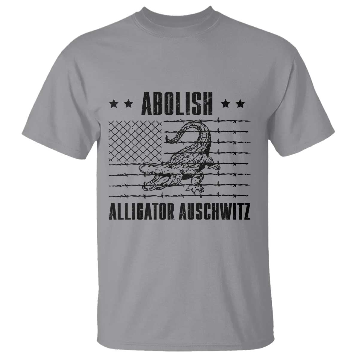 Abolish Alligator Prison T Shirt Stop Alcatraz Sace Everglades TS02 Sport Gray Print Your Wear