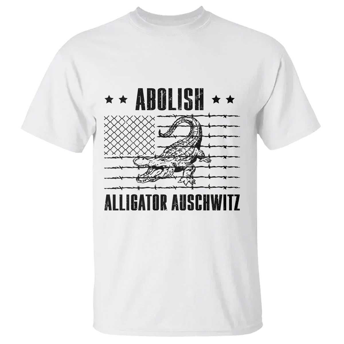 Abolish Alligator Prison T Shirt Stop Alcatraz Sace Everglades TS02 White Print Your Wear