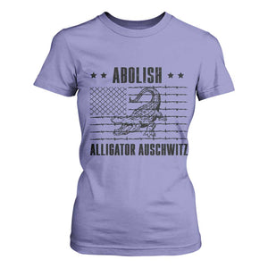 Abolish Alligator Prison T Shirt For Women Stop Alcatraz Sace Everglades TS02 Violet Print Your Wear