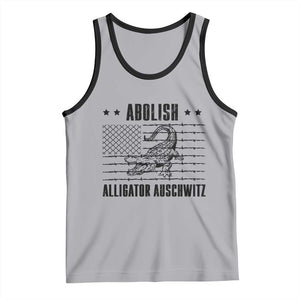 Abolish Alligator Prison Tank Top Stop Alcatraz Sace Everglades TS02 Athletic Heather Black Print Your Wear