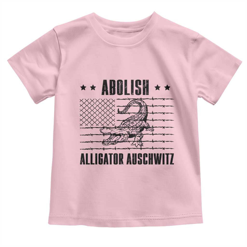 Abolish Alligator Prison Toddler T Shirt Stop Alcatraz Sace Everglades TS02 Light Pink Print Your Wear