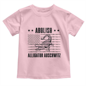 Abolish Alligator Prison Toddler T Shirt Stop Alcatraz Sace Everglades TS02 Light Pink Print Your Wear