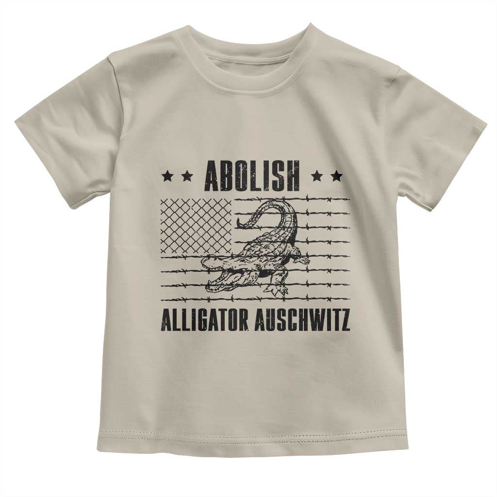 Abolish Alligator Prison Toddler T Shirt Stop Alcatraz Sace Everglades TS02 Sand Print Your Wear