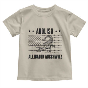 Abolish Alligator Prison Toddler T Shirt Stop Alcatraz Sace Everglades TS02 Sand Print Your Wear