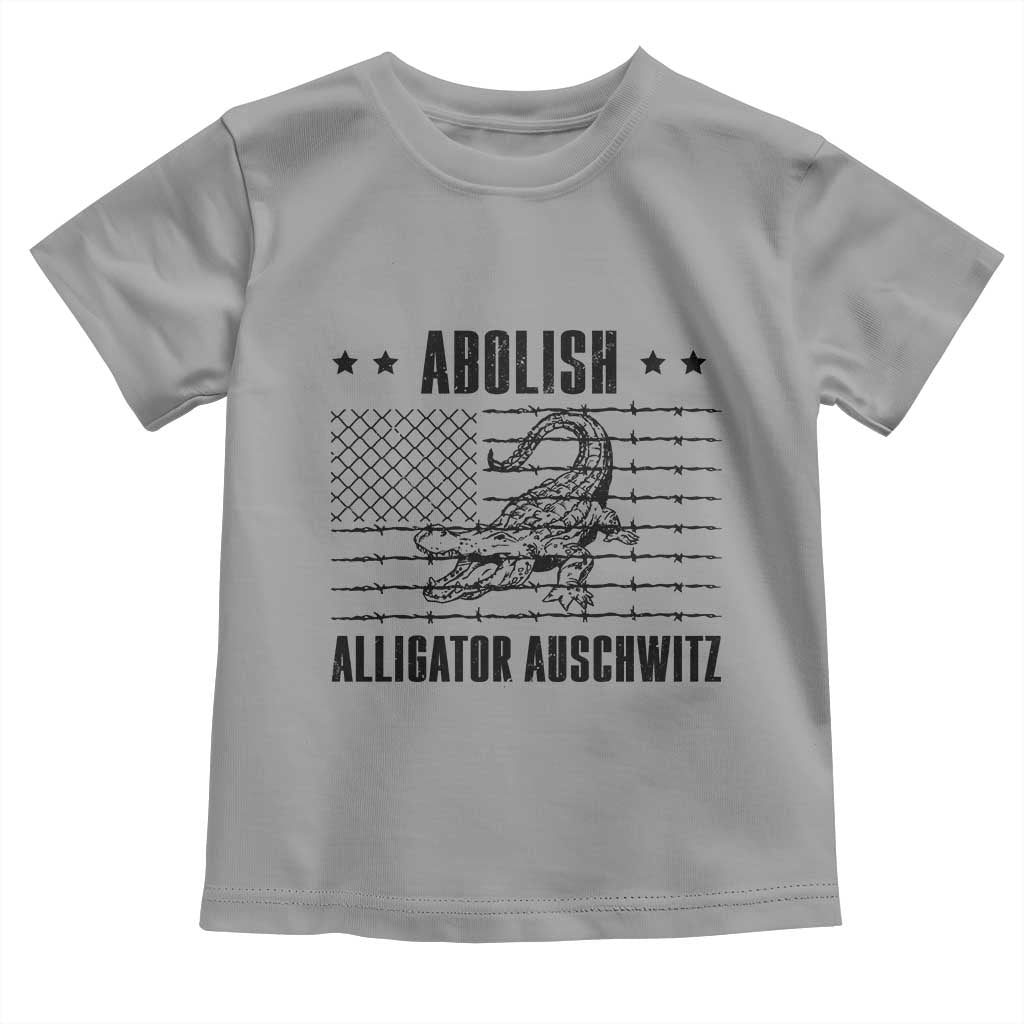Abolish Alligator Prison Toddler T Shirt Stop Alcatraz Sace Everglades TS02 Sport Gray Print Your Wear
