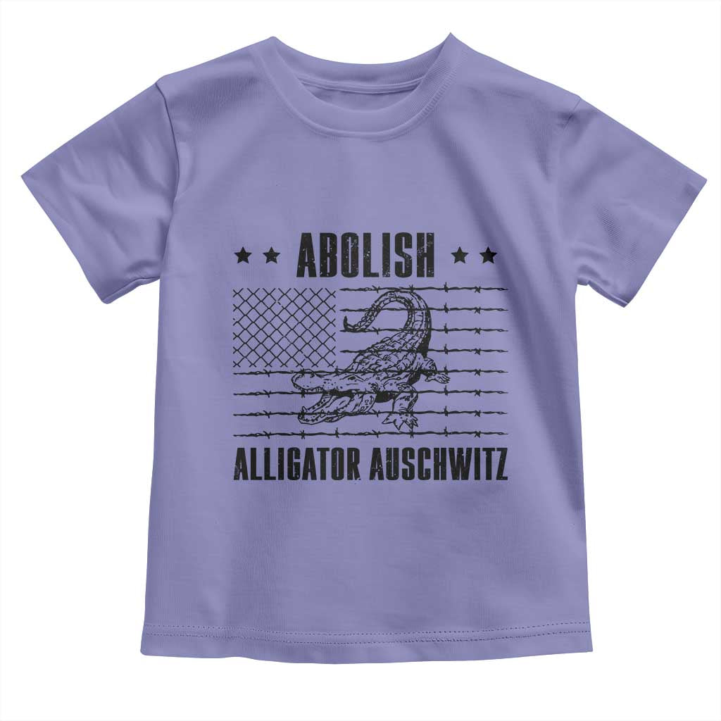 Abolish Alligator Prison Toddler T Shirt Stop Alcatraz Sace Everglades TS02 Violet Print Your Wear