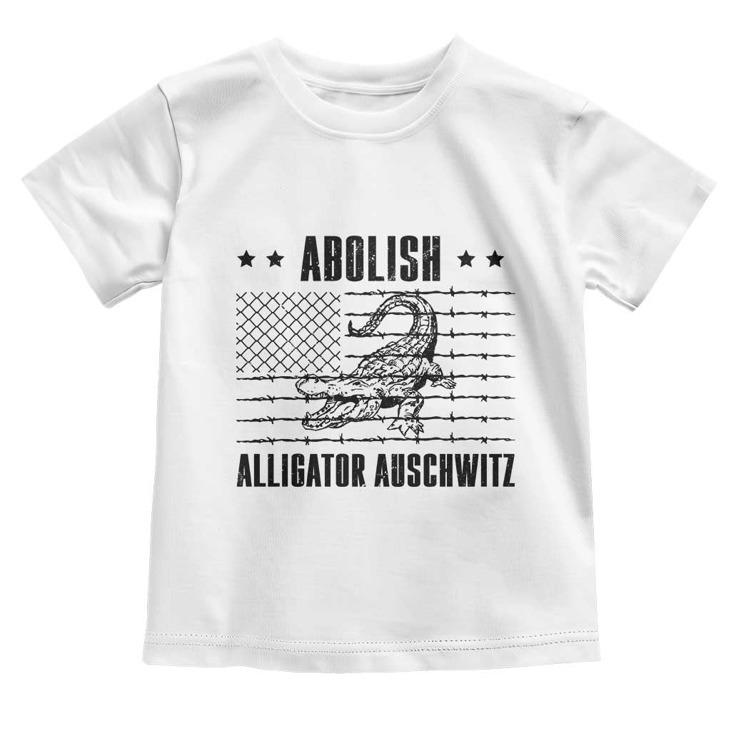 Abolish Alligator Prison Toddler T Shirt Stop Alcatraz Sace Everglades TS02 White Print Your Wear