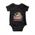 Funny Tropical Alligator Baby Onesie Everglades Florida FL Summer Vibe TS02 Black Print Your Wear