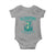 Alligators Against Alcatraz Baby Onesie Everglades Florida for Human Rights TS02 Sport Gray Print Your Wear