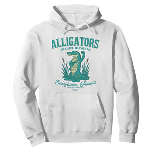 Alligators Against Alcatraz Hoodie Everglades Florida for Human Rights TS02 White Print Your Wear