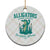 Alligators Against Alcatraz Ceramic Ornament Everglades Florida for Human Rights TS02 1pc Christmas Plaid Print Your Wear