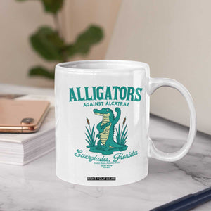Alligators Against Alcatraz Coffee Mug Everglades Florida for Human Rights TS02 Print Your Wear