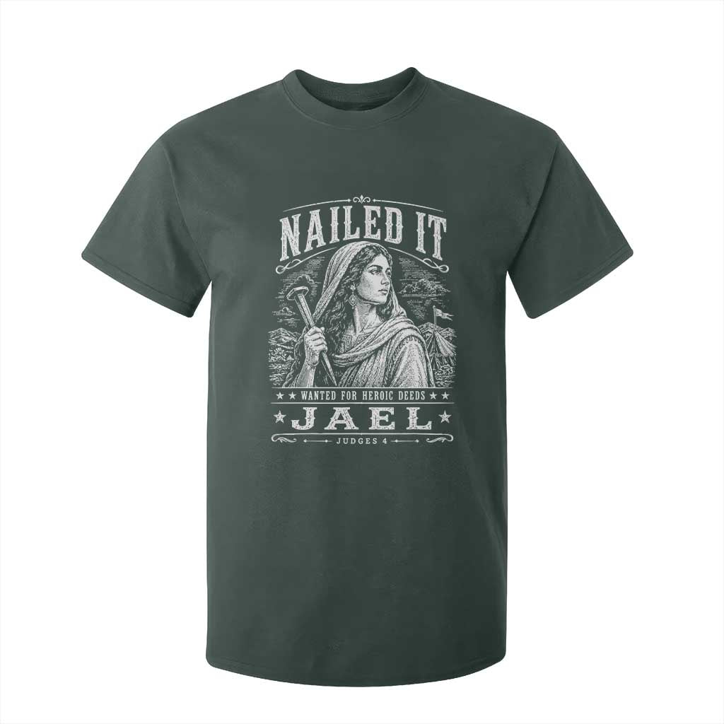 Nailed It Jael Judges 4 Old Testament T Shirt For Kid Funny Biblical Woodcut Christian Faith