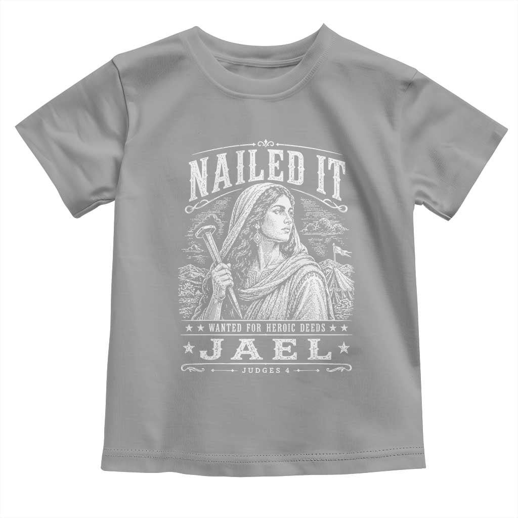 Nailed It Jael Judges 4 Old Testament Toddler T Shirt Funny Biblical Woodcut Christian Faith