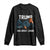 Funny Trump Has Great Jeans Long Sleeve Shirt Model Posing Parody Denim TS02 Black Print Your Wear