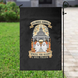Gilmore Ghouls Halloween Ghost Garden Flag Cute Couple Spooky Boo with Fall Gazebo TS02 Print Your Wear