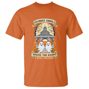 Gilmore Ghouls Halloween Ghost T Shirt Cute Couple Spooky Boo with Fall Gazebo TS02 Orange Print Your Wear