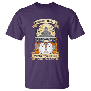 Gilmore Ghouls Halloween Ghost T Shirt Cute Couple Spooky Boo with Fall Gazebo TS02 Purple Print Your Wear