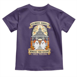 Gilmore Ghouls Halloween Ghost Toddler T Shirt Cute Couple Spooky Boo with Fall Gazebo TS02 Purple Print Your Wear