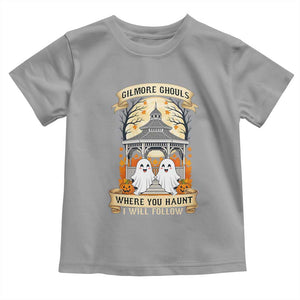 Gilmore Ghouls Halloween Ghost Toddler T Shirt Cute Couple Spooky Boo with Fall Gazebo TS02 Sport Gray Print Your Wear