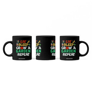 Eat Sleep Grow a Garden Repeat Coffee Mug Funny Gamer-Inspired Gardening Gift for Plant Lovers TS02 Print Your Wear