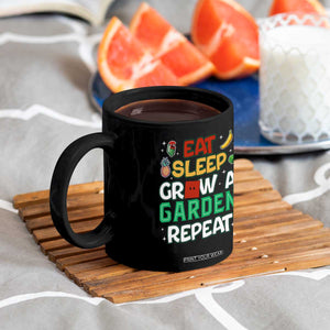 Eat Sleep Grow a Garden Repeat Coffee Mug Funny Gamer-Inspired Gardening Gift for Plant Lovers TS02 Print Your Wear