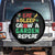 Eat Sleep Grow a Garden Repeat Spare Tire Cover Funny Gamer-Inspired Gardening Gift for Plant Lovers TS02 No hole Black Print Your Wear