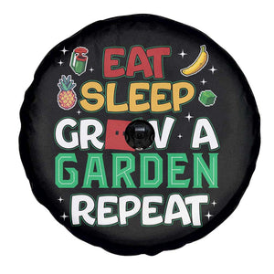 Eat Sleep Grow a Garden Repeat Spare Tire Cover Funny Gamer-Inspired Gardening Gift for Plant Lovers TS02 Print Your Wear