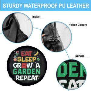 Eat Sleep Grow a Garden Repeat Spare Tire Cover Funny Gamer-Inspired Gardening Gift for Plant Lovers TS02 Print Your Wear
