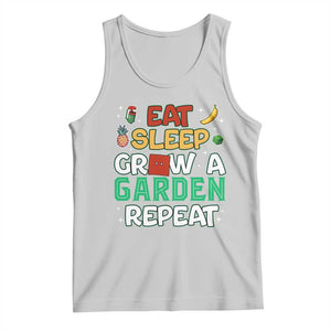 Eat Sleep Grow a Garden Repeat Tank Top Funny Gamer-Inspired Gardening Gift for Plant Lovers TS02 Ash Print Your Wear