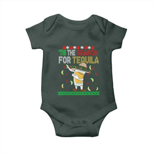 Mexican Christmas Baby Onesie Tis The Season For Tequila Dabbing Alcohol Lover TS02 Print Your Wear