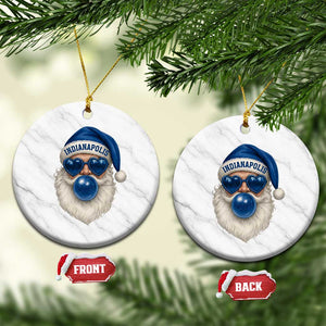 Funny Blue Bubble Santa Indianapolis Ceramic Ornament Retro Nostalgic Christmas Holiday Gift TS02 1pc White Marble Print Your Wear
