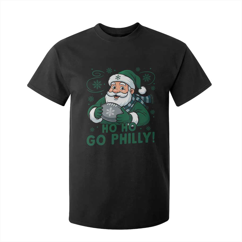 Funny Green Santa Ho Ho Go Philly T Shirt For Kid Retro Nostalgic Philadelphia Pride Christmas Gift TS02 Black Print Your Wear