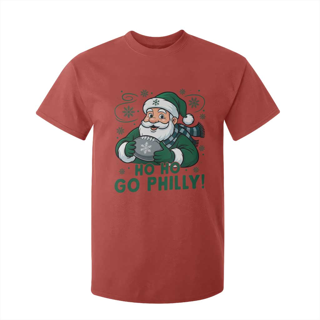 Funny Green Santa Ho Ho Go Philly T Shirt For Kid Retro Nostalgic Philadelphia Pride Christmas Gift TS02 Red Print Your Wear