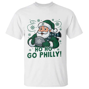 Funny Green Santa Ho Ho Go Philly T Shirt Retro Nostalgic Philadelphia Pride Christmas Gift TS02 White Print Your Wear