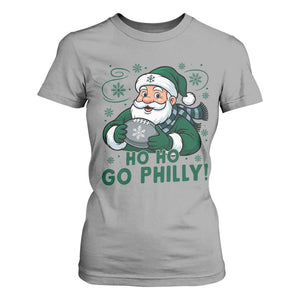 Funny Green Santa Ho Ho Go Philly T Shirt For Women Retro Nostalgic Philadelphia Pride Christmas Gift TS02 Sport Gray Print Your Wear