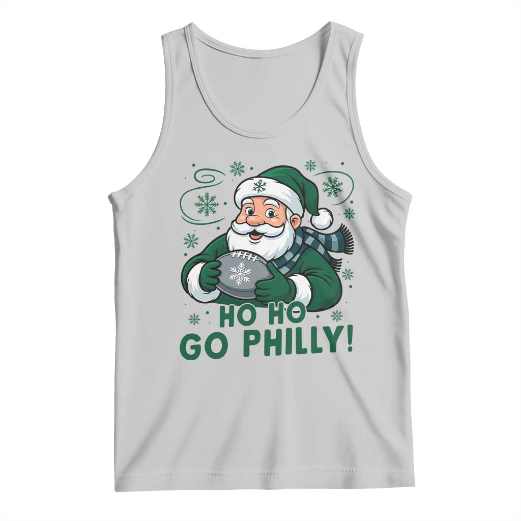 Funny Green Santa Ho Ho Go Philly Tank Top Retro Nostalgic Philadelphia Pride Christmas Gift TS02 Ash Print Your Wear