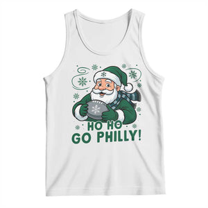 Funny Green Santa Ho Ho Go Philly Tank Top Retro Nostalgic Philadelphia Pride Christmas Gift TS02 White Print Your Wear