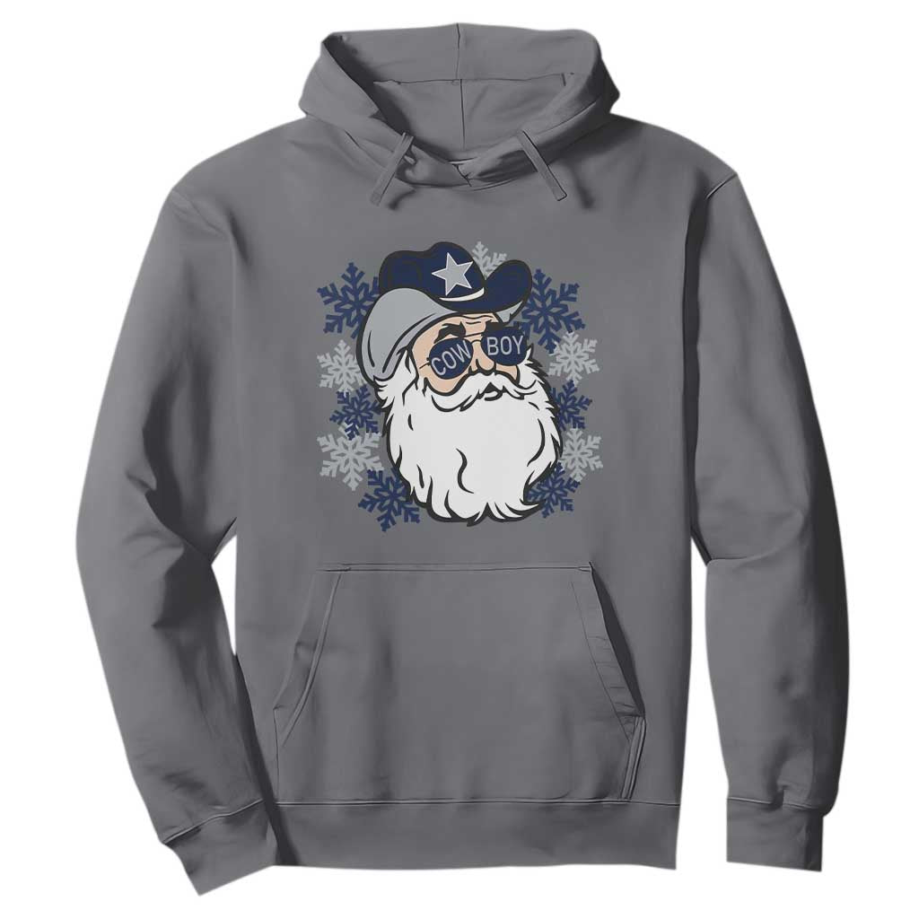Western Cowboy Santa Christmas Hoodie Cool Retro Nostalgic Xmas Gift TS02 Charcoal Print Your Wear