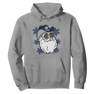Western Cowboy Santa Christmas Hoodie Cool Retro Nostalgic Xmas Gift TS02 Sport Gray Print Your Wear