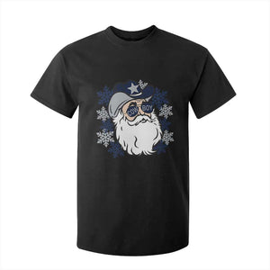 Western Cowboy Santa Christmas T Shirt For Kid Cool Retro Nostalgic Xmas Gift TS02 Black Print Your Wear