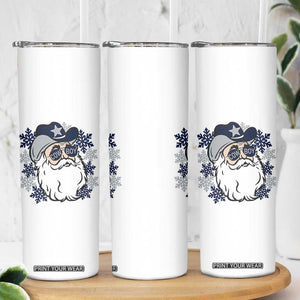Western Cowboy Santa Christmas Skinny Tumbler Cool Retro Nostalgic Xmas Gift TS02 Print Your Wear