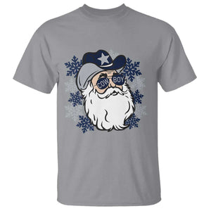 Western Cowboy Santa Christmas T Shirt Cool Retro Nostalgic Xmas Gift TS02 Sport Gray Print Your Wear