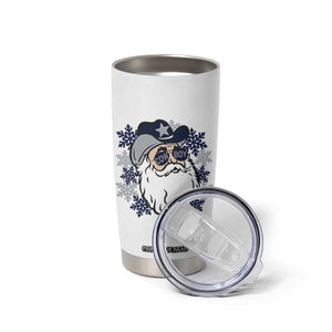 Western Cowboy Santa Christmas Tumbler Cup Cool Retro Nostalgic Xmas Gift TS02 Print Your Wear