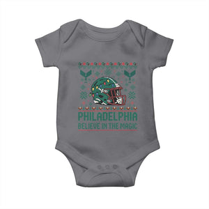 Philadelphia Believe in the Magic Baby Onesie Retro Philly PFE Sport Fans Christmas Gift TS02 Charcoal Print Your Wear